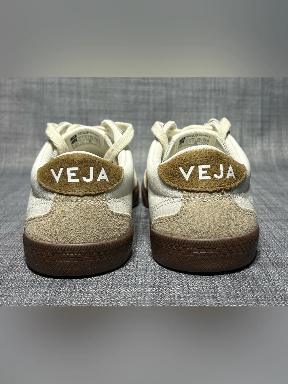 Veja Volley O.T. Leather Sneaker White/Tent/Bark Size EU 37/ US 6 - Picture 5 of 7